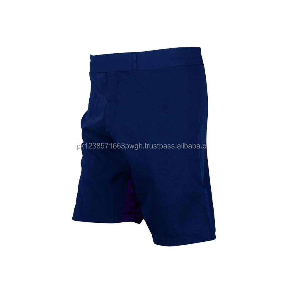 Source MMA Shorts/ Blank and Blue Plain Fight Wear MMA Shorts High quality Muay thai and kickboxing shorts for sale on m.alibaba