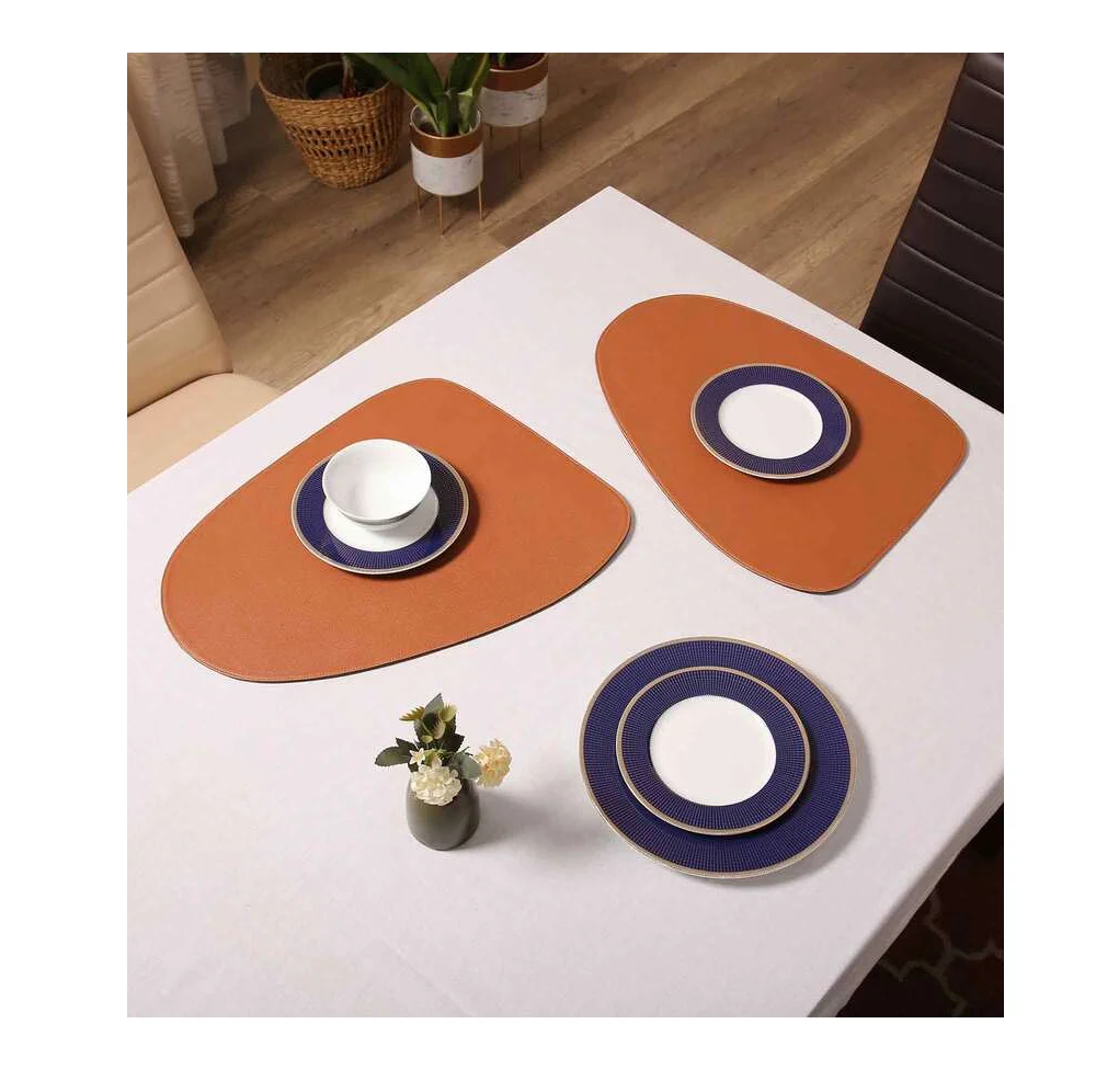 Standard Quality Sublimation Blank Leather Table Plate Mats For