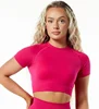 Bright pink short sleeve