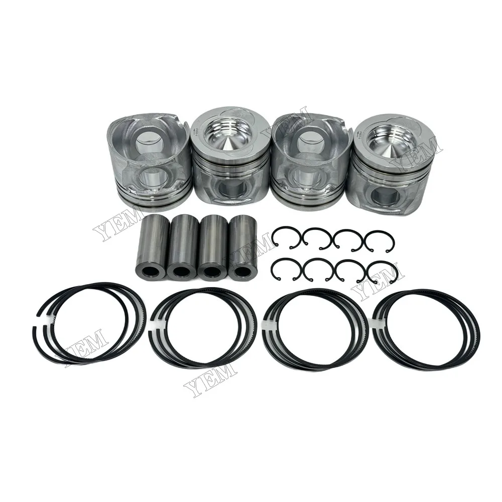 Piston Set With Rings Fit for Yuchai YCD4M20T-98 Engine 5