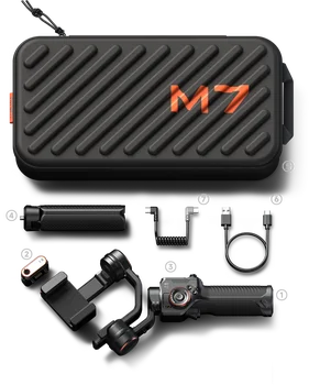Hohem ISteady M7/M7 KIT Gimbal with Detachable Touchscreen Remote Advanced Magnetic AI Tracker for Vlog Shooting detail image