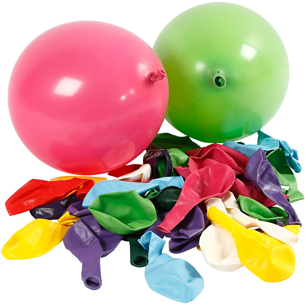 COLORFUL and FUN RUBBER BALLOONS / FAMILY RECIPE / AFFORDABLE VALUE / MADE in VIETNAM