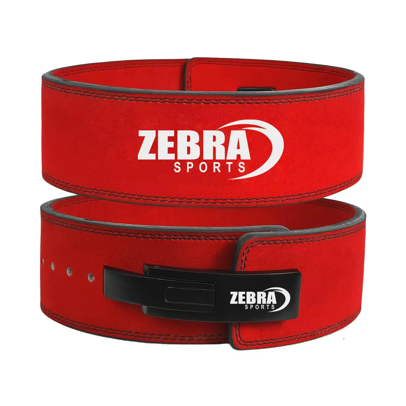 Custom Made Breathable Durable Lever Belt 10mm Cowhide Eco-Friendly Professional Protection Weight Lifting Powerlifting Fitness