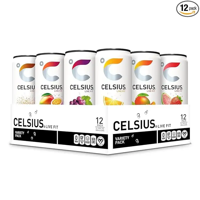 Celsius Assorted Flavors Official Variety Pack,Functional Essential ...