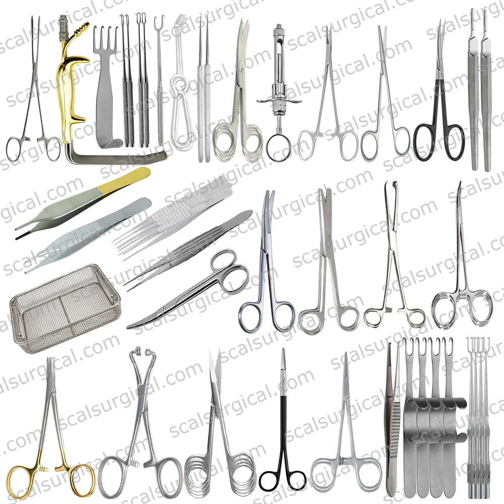 General Plastic Surgery Instruments Set Of 72 Pcs General Surgical ...