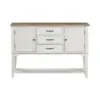 Solid Mahogany Wood - White Color and Custom