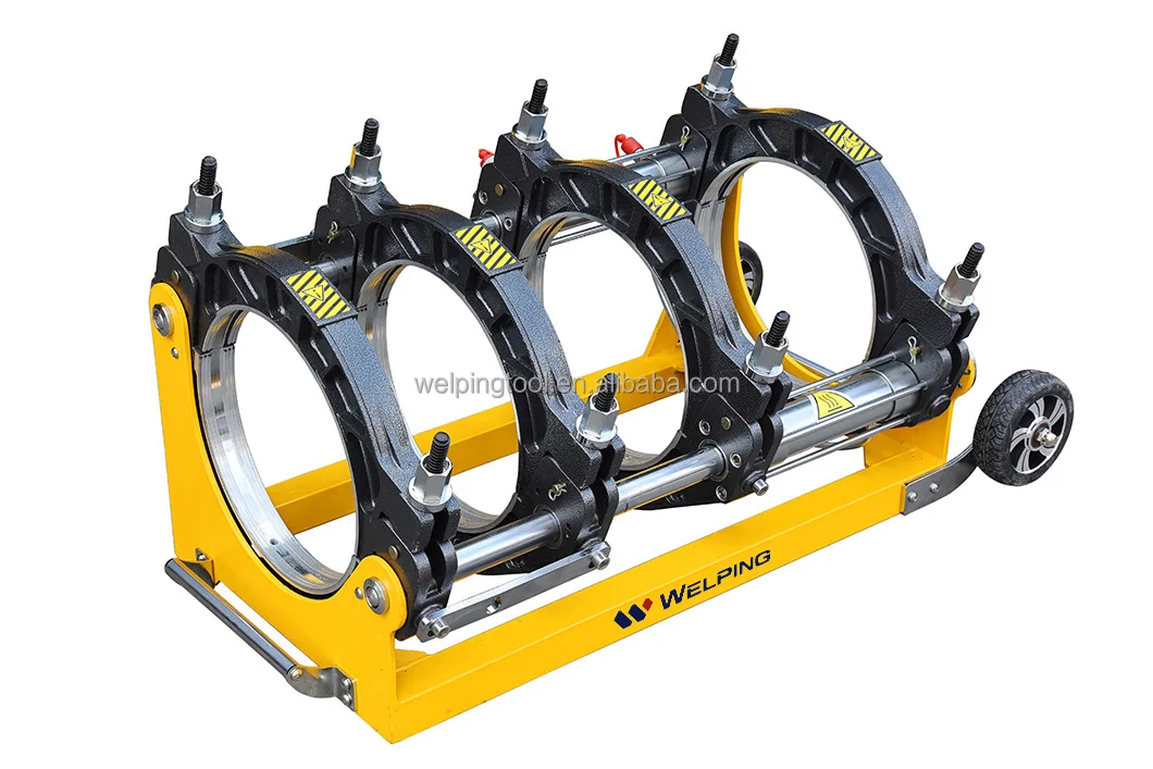 Промышленный Класс 250 HDPE стыковой станок для сварки сверхмощный полуавтоматический ПЭ
