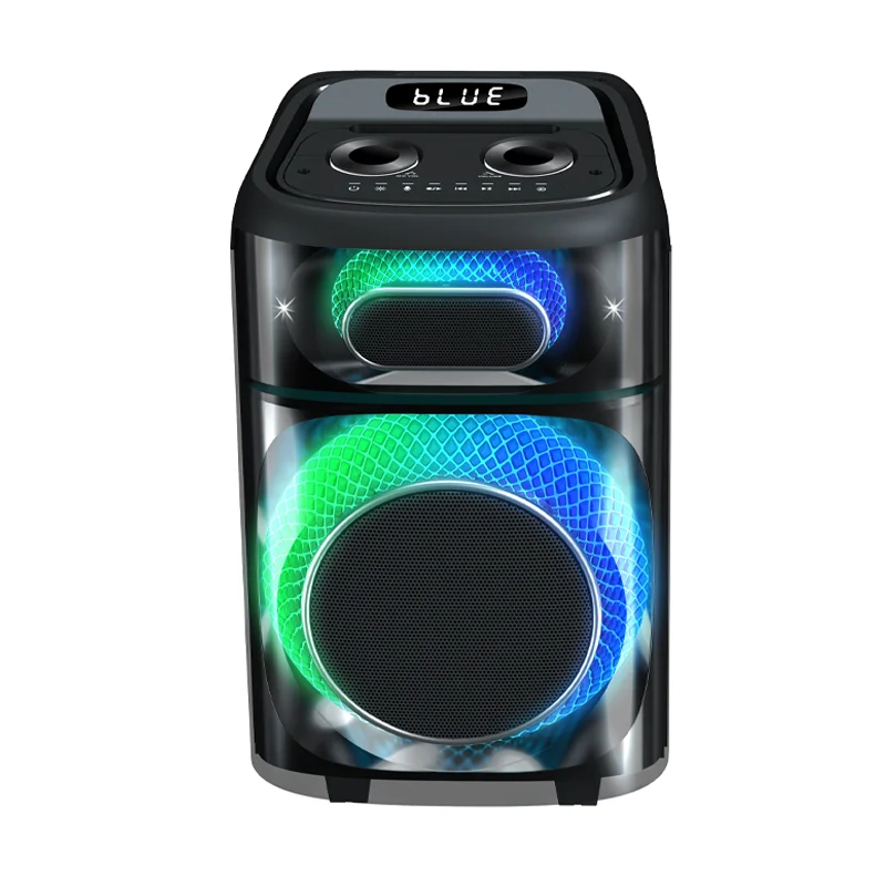 Built-In Equalizer Portable Big Led Light HD Sound Loud Bass DJ