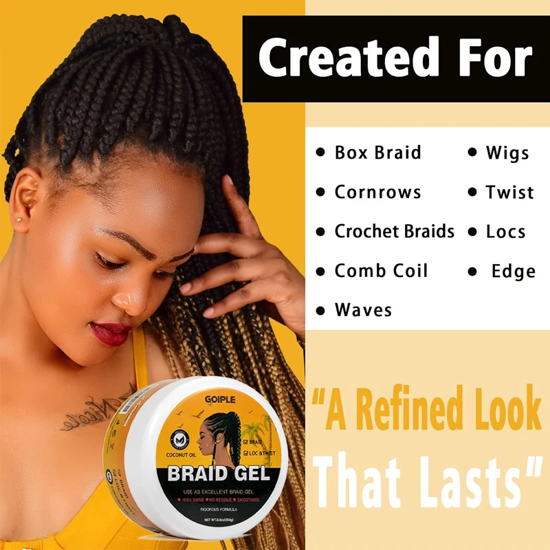 4C Hair Retwist Gel Braids Locs Braid Wax Hair Finishing Cream Private  Label Braid Gel Wholesale Locs n Twist Gel
