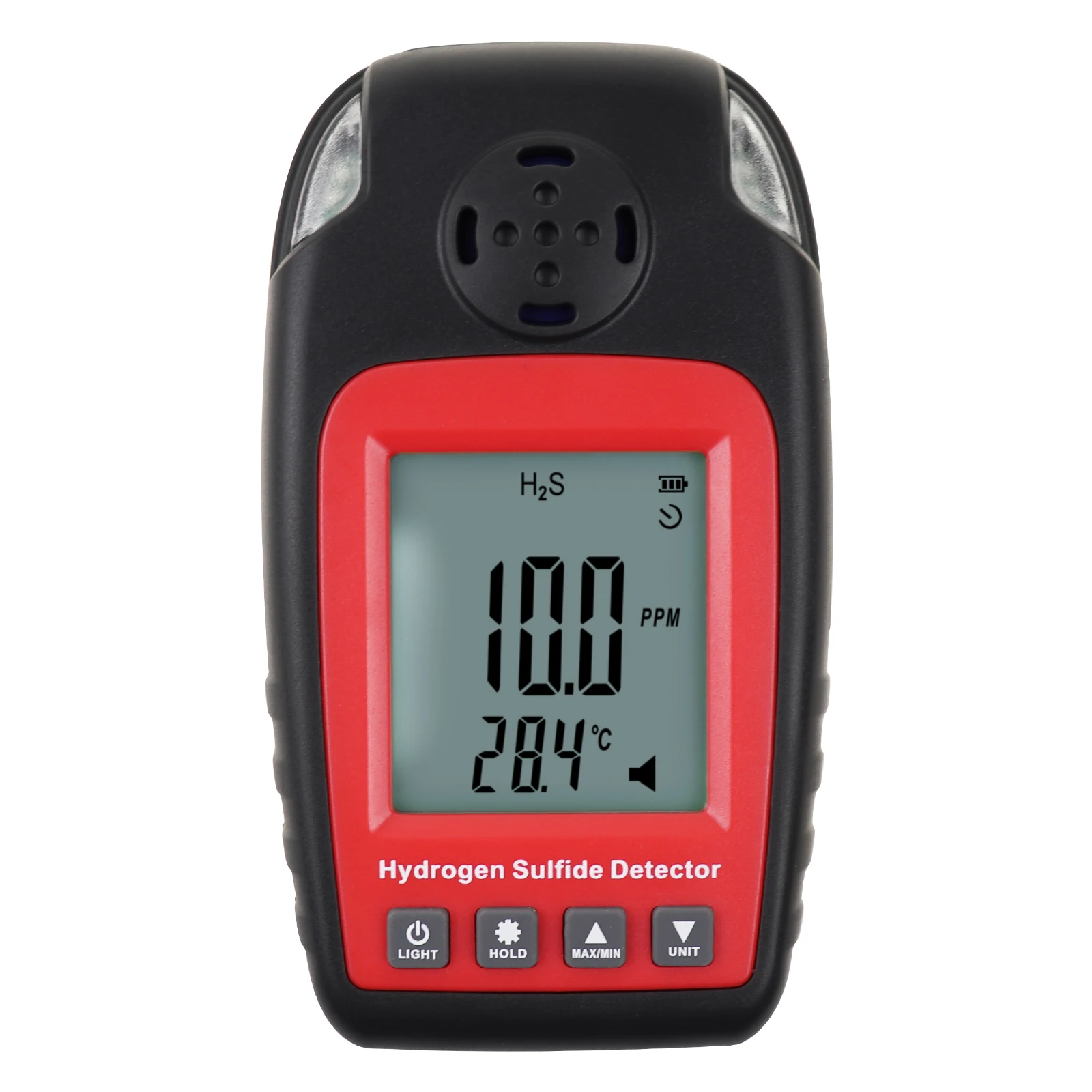 Aqm338 Portable Tester Hydrogen Sulfide Detector H2s Monitor 0100ppm Electrochemical H2s