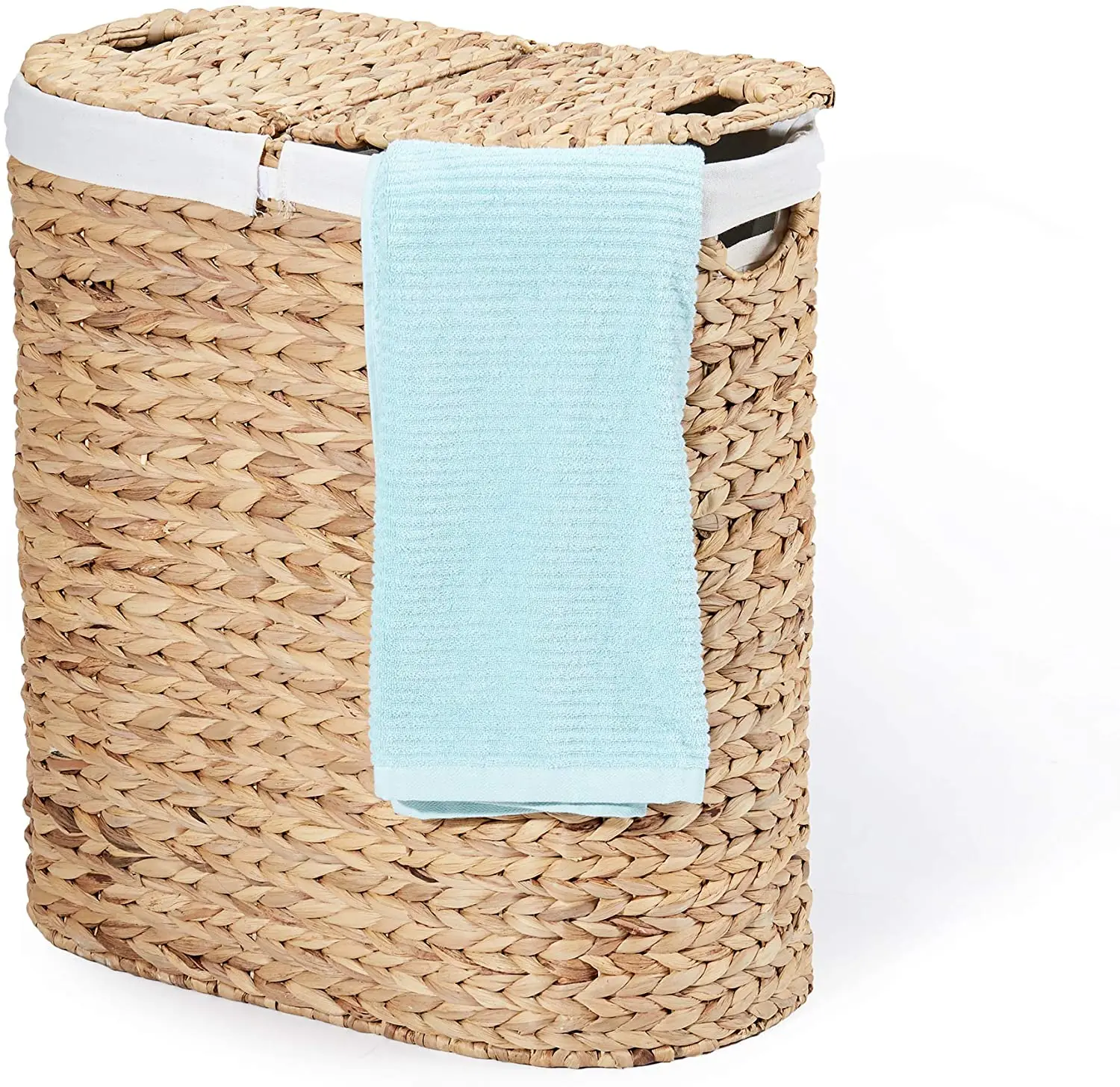 Double Laundry Hamper With Lid atelieryuwa.ciao.jp