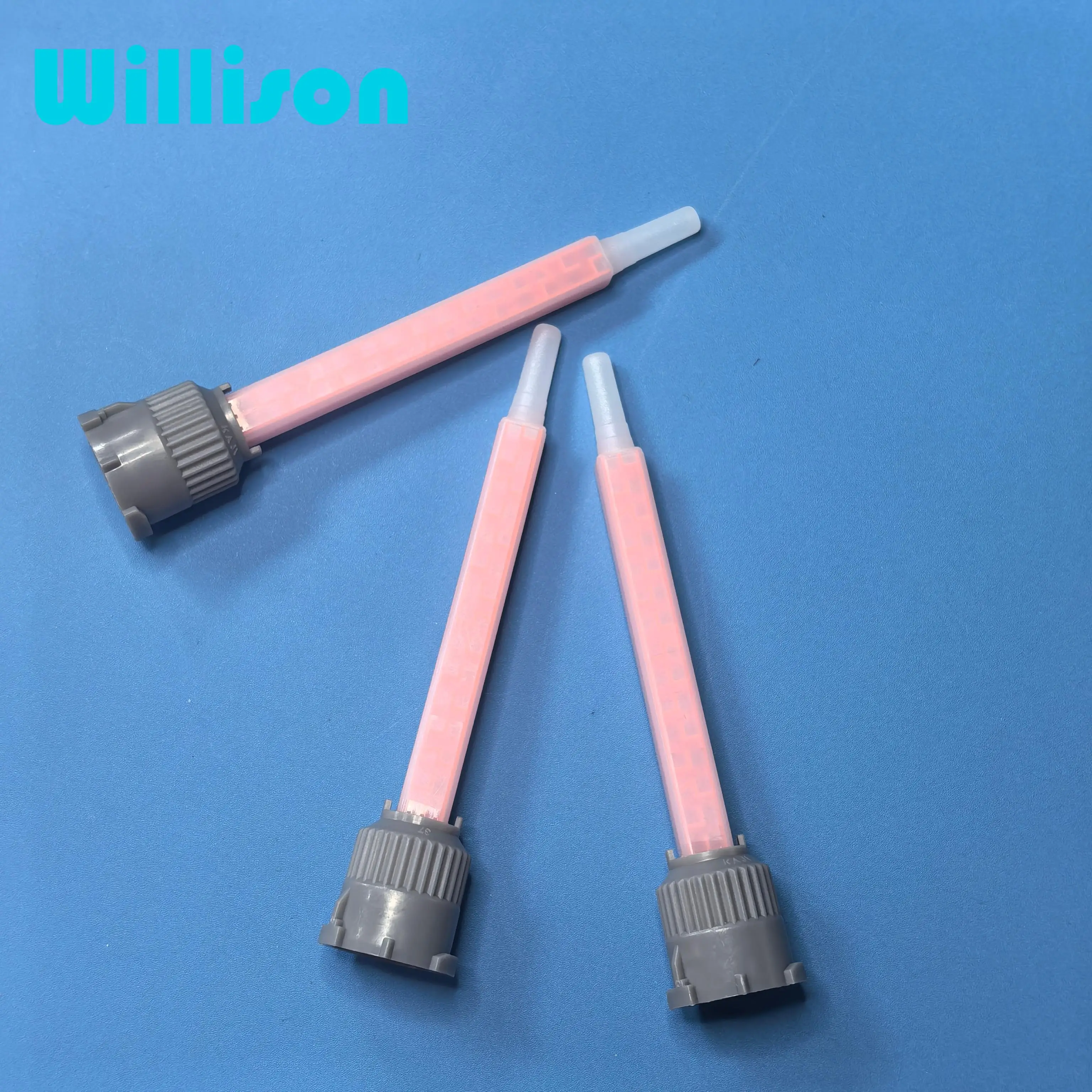 MBQX05-16L 10:1 Red Mixer Static Mixer Element Epoxy Tip Silicone Sealant Tips Nozzle Mixer Mixing Nozzles MB06-16 10:1