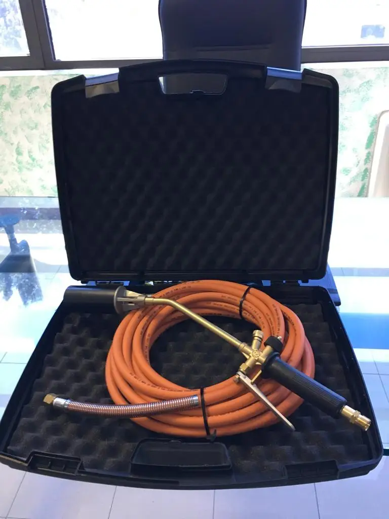 High Italian Quality Roofing Torch Brass Stem 400 Mm Titanium Head D 40 Mm For Retail Wholesale