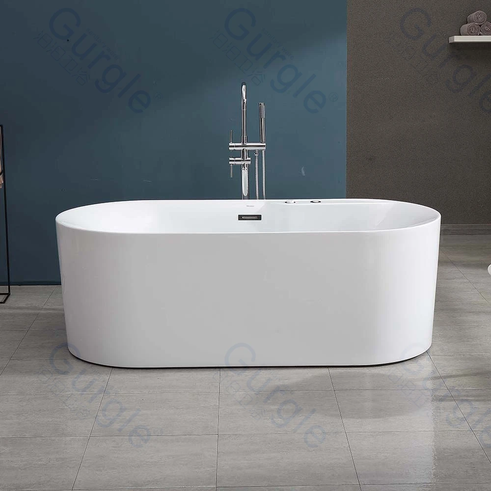 New Design Indoor Spa Tub 1 Person 12 Water Jet Tub Acrylic Whirlpool Massage Freestanding Bathtub
