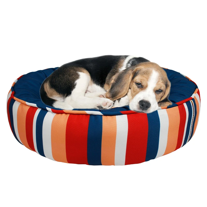 Wholesale luxury donut dog bed washable pet sofa bed for dog and cat