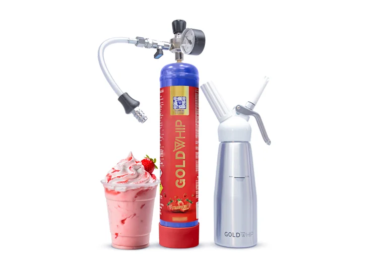 Dessert Tool Whipped Cream Charger 100 Food Grade 615g Flavoured Steel