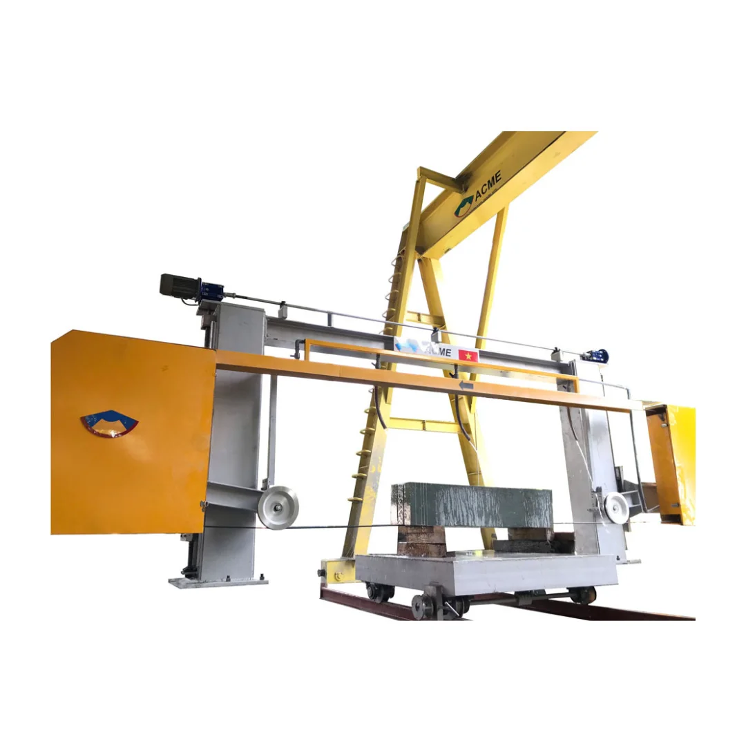 High Cutting Efficiency and Low Price Marble and Granite Stone Mono Wire Machine With Automatic Wire Tension Mode