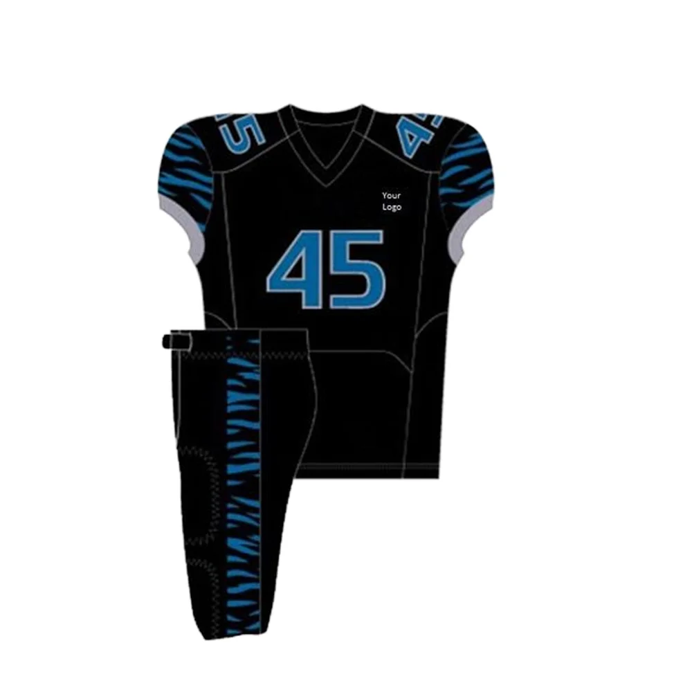 2024 New Arrival Custom Made NFL Football Jerseys Tackle Twill Player Name and Number Printing Set Uniform for Adults