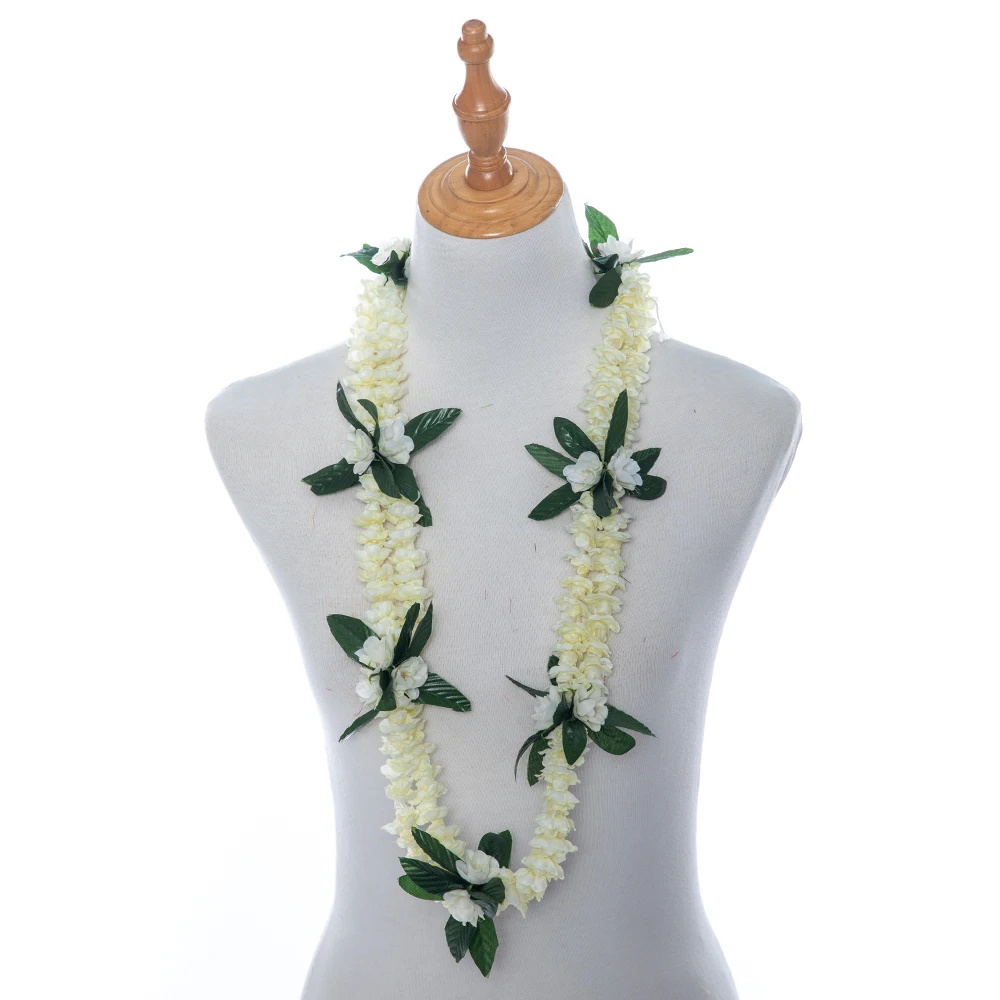 Artificial String Pikake Lei Flower Necklace Knhl070 100 Cm Hawaii
