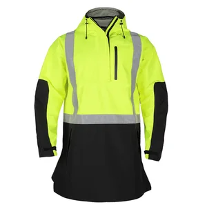 In Stock High Visibility Security Gear for Construction Workers Safety Jacket With Multiple Pockets