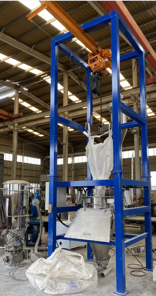Carbon Steel Big Bag Unloading Bulk Bag Unloader Jumbo Bag Emptying ...