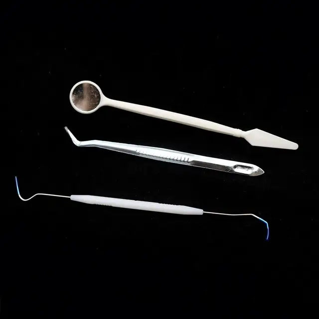 Denxy Dental Disposable Oral Instrument Box Examination Instruments Kit Set For Teeth Pick