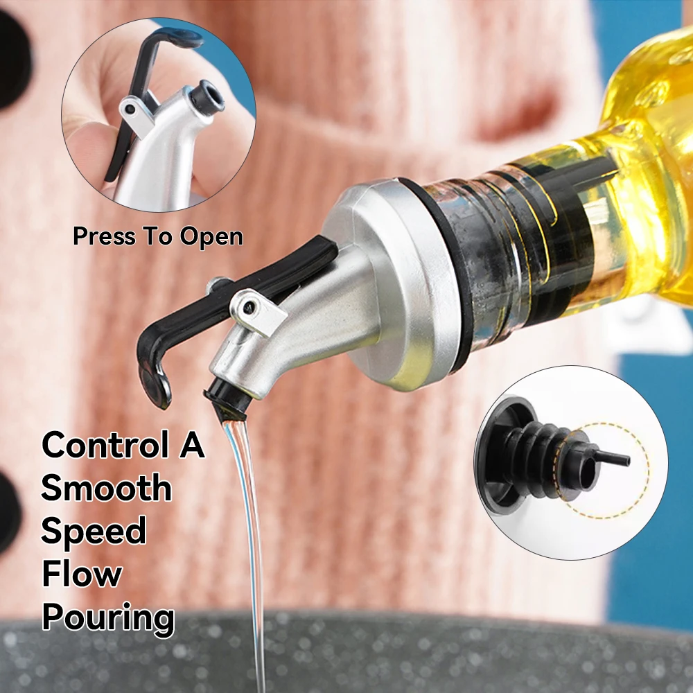Empty 100ml 250ml 500ml 1L Clear Square 750ml Olive Oil Glass Syrup Dispenser Bottles With Easy Pour Spout Set