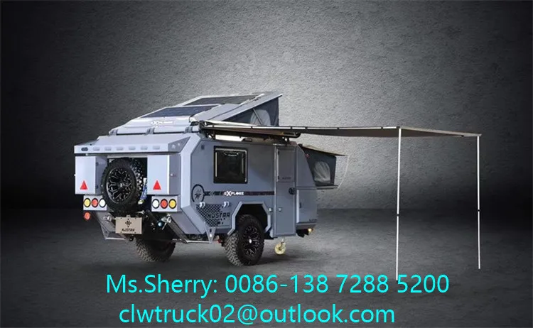 Aluminium Material Off Road Camper Trailer Aluminum Frame Travel Trailers