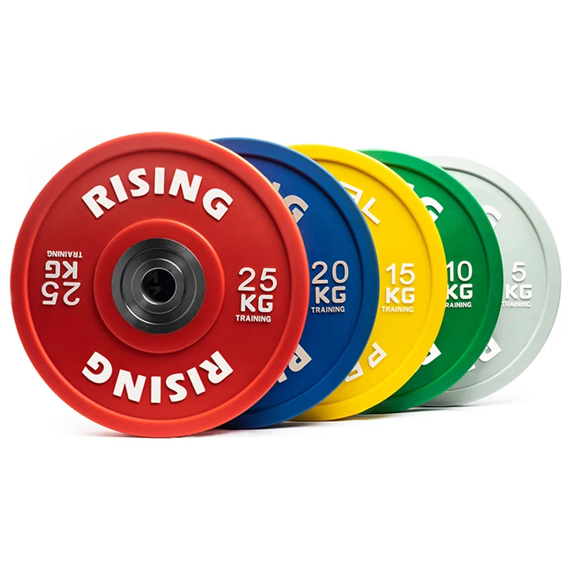 10 To 55 Lb Bumper Plate Weight Plates Color Rubber Coated ...