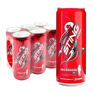 Sting Berry Blast Sugar-Free Energy Drink with Carbonate Power Boosting Effects