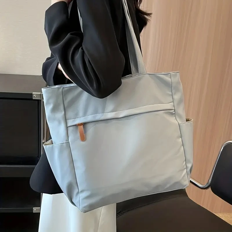 Waterproof Large Shopping Sling Shoulder Nylon Shopping Casual Shoulder Bag