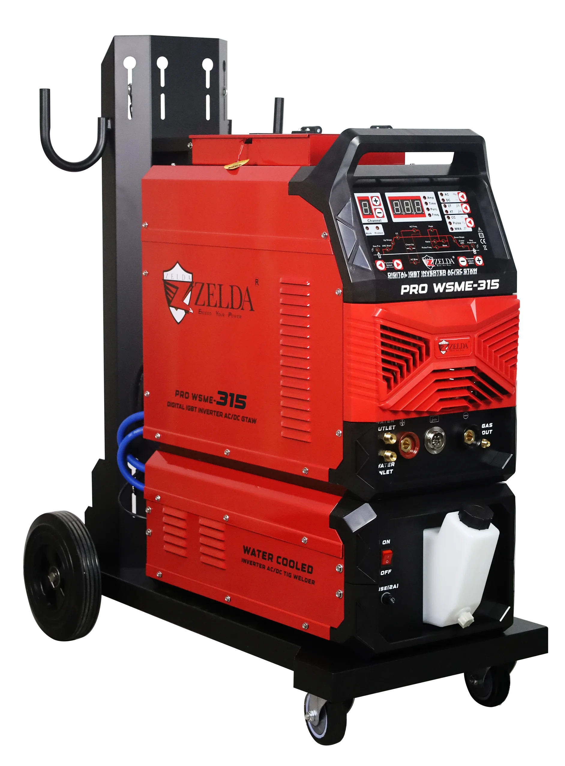 Industrial Pro Wsme 315 Inverter Ac Dc Tig Aluminum Welding Machine with Water Cooling System