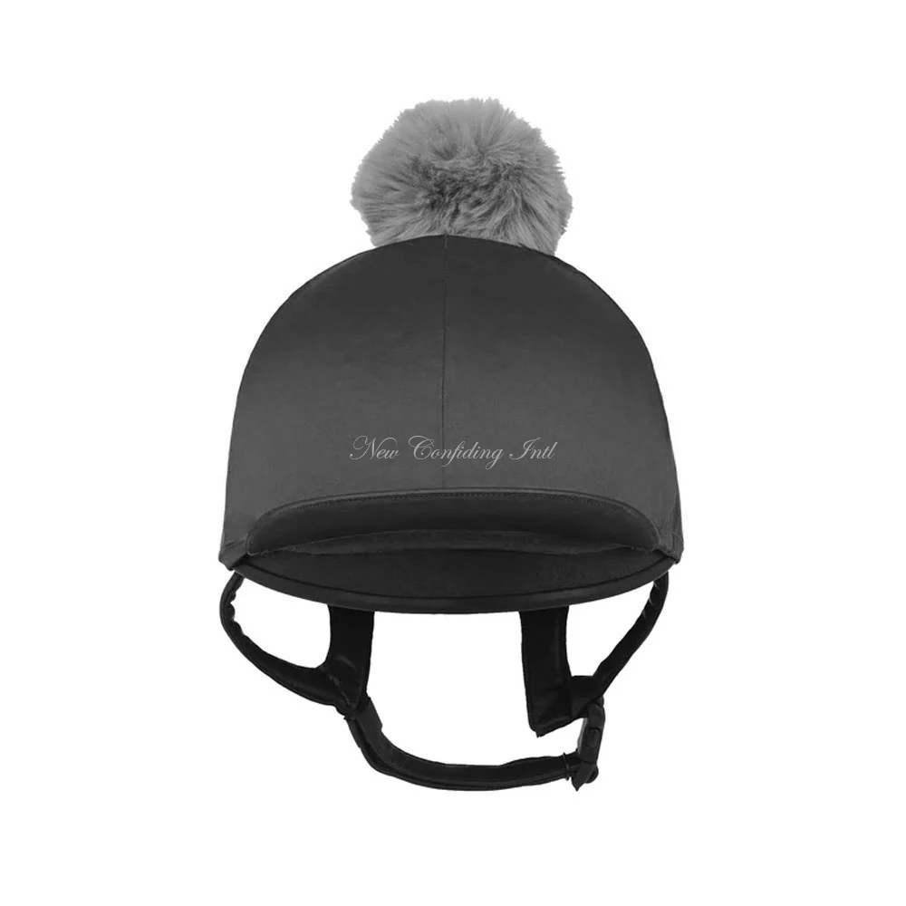 Hat Cover Stunning Pom Pom Caps Top Quality Horse Rider Wear Equestrian