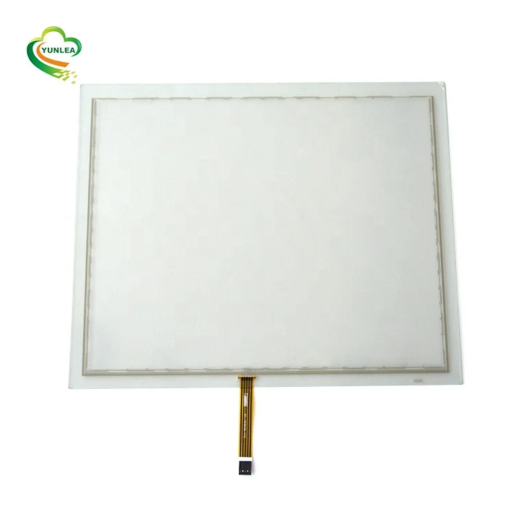 Yunlea 5/7/8.4 /10.4/12.1/12.3/13.3/15/15.6/17/17.3/18.5/19/21.5 Inch Custom Sizes 4 5 Wire Resistive LCD Screen Touch Panel