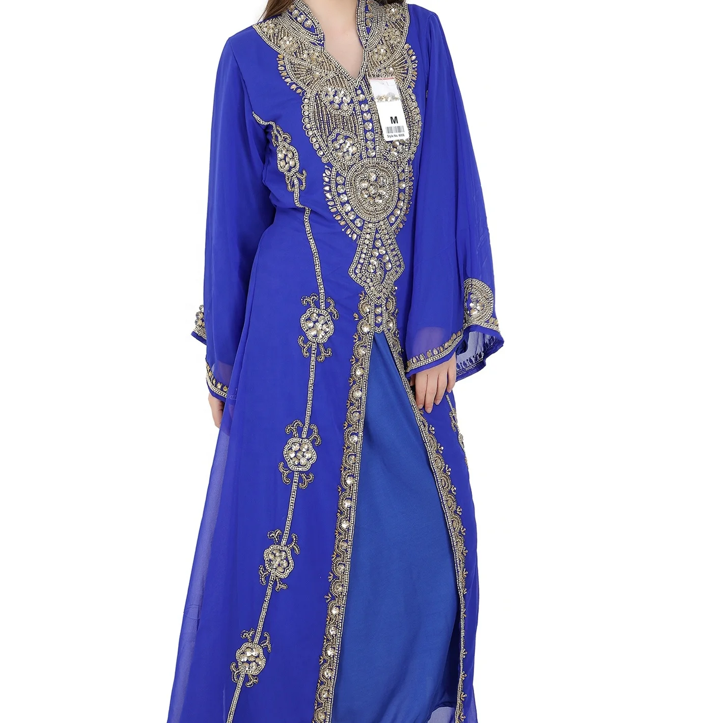 blue dress with shell Kurdish Wedding Dress Buke Ivory