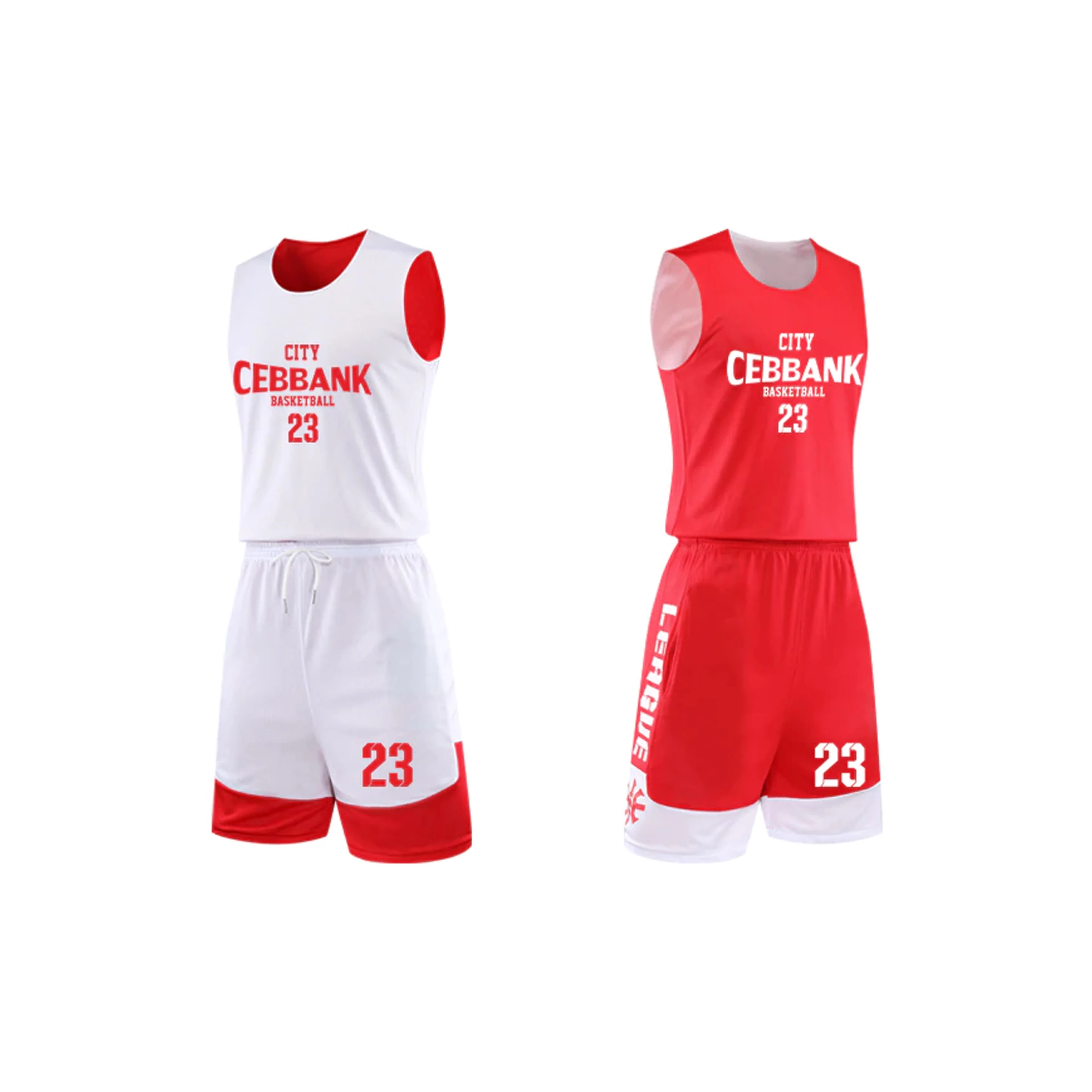Custom Reversible Basketball Uniform For Men Quick Dry Basketball Sportswear Youth Basketball