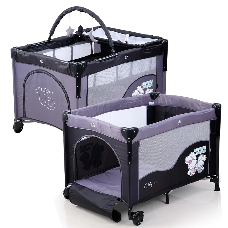 High Performance MY DEAR Multifunction Baby Playpen With Side Slide Door Well-suit for Newborn to 6 Months Old Baby