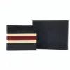 Black With White And Red Strips