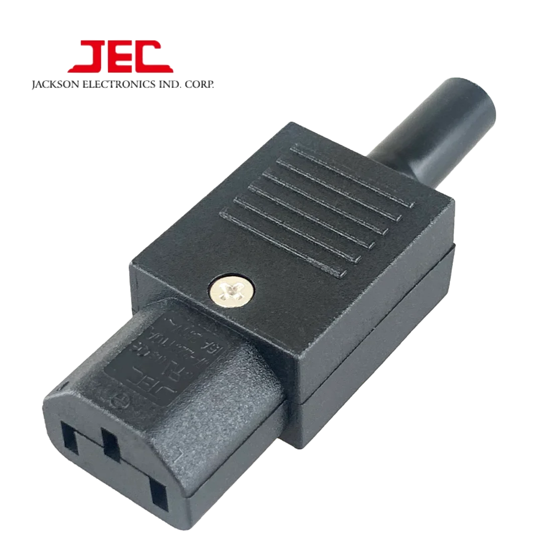 JEC Taiwan Re-wirable C13 AC Plugs