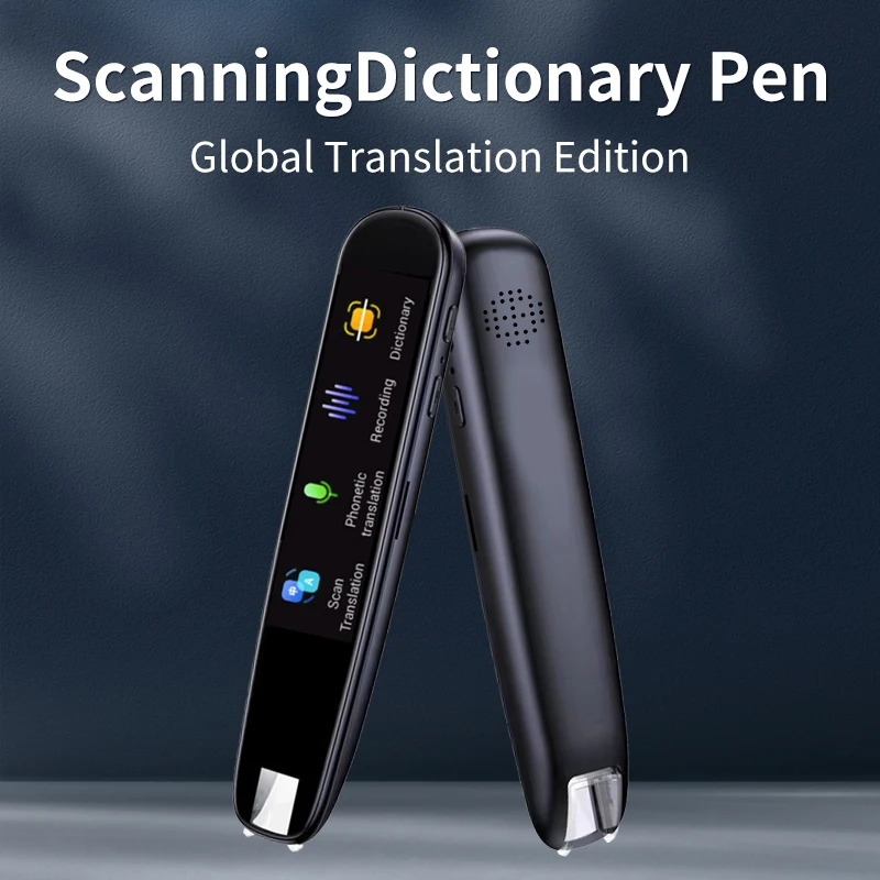 Multilingual Instant Translation Pen - Smart OCR Scanner For Language Learning And Travel Portable Electronic Dictionary Device Ideal For Students