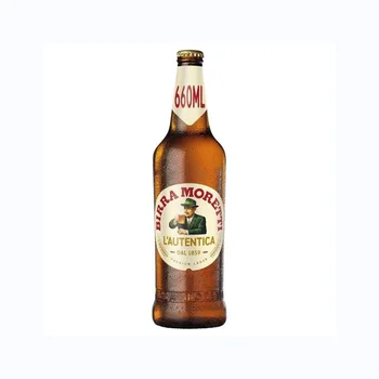 TSOSK Targa In Latta Birra Moretti Retrò 20x30 Cm - Decorazione Murale Per Bar, Pub, Garage E Casa