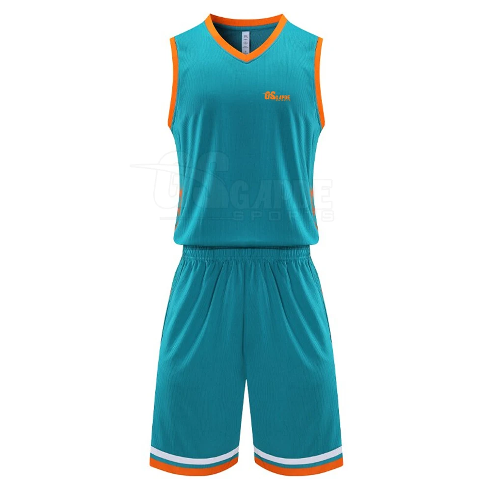 Slim Fit Men's Basketball Uniform Design Your Own Team Wear Quick Dry