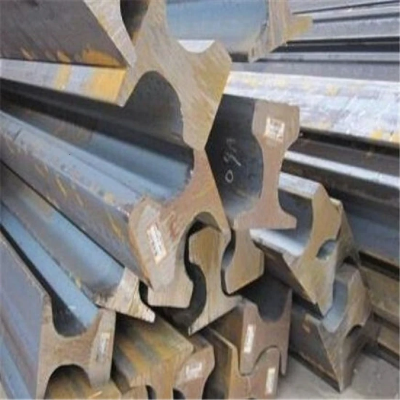 Q235b Crane Rail Iron Profile Processing Train Used Rail Railway Track Railroad Steel Rails Railway Scrap Metal for Building