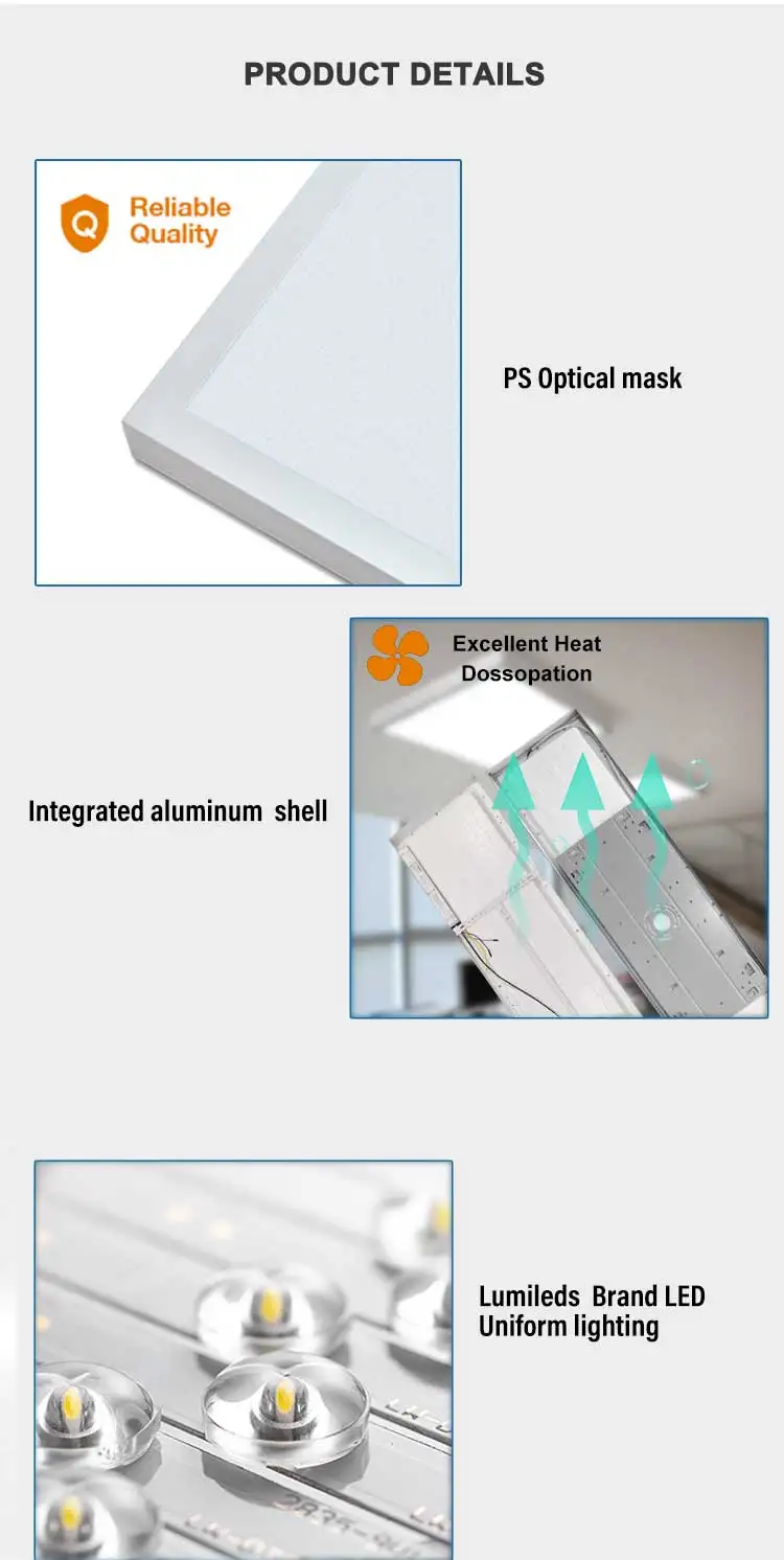 36w 1200mm X 600mm Surface Mounted Smart Led Panel Light - Buy Led Flat ...