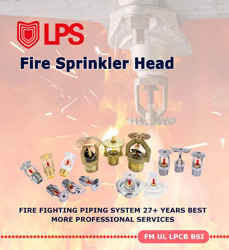 Fire Protection System Fire Sprinkler System Copper Pipes Fittings ...