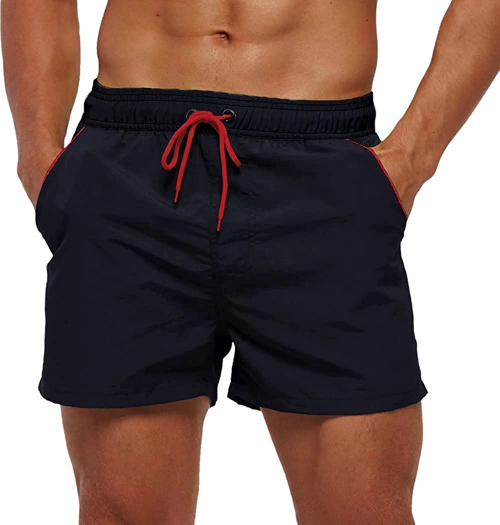 Pantaloncini da bagno estivi da uomo Costumi da bagno Tronchi Costumi da bagno Quick Dry Surf Beach Board Pantaloni da bagno in vita elastici Pantaloncini da surf998_voghion.com