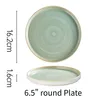 Plato redondo de 6.5"