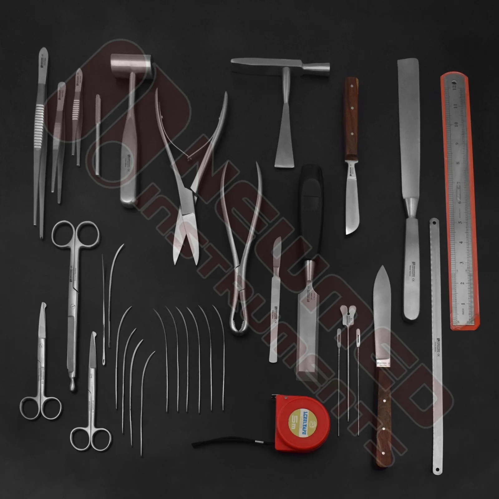 Cadaver Dissection Tools Post Mortem Instruments Set Cadaver Dissection & Study Medical & Forensic Research Instruments Supplier