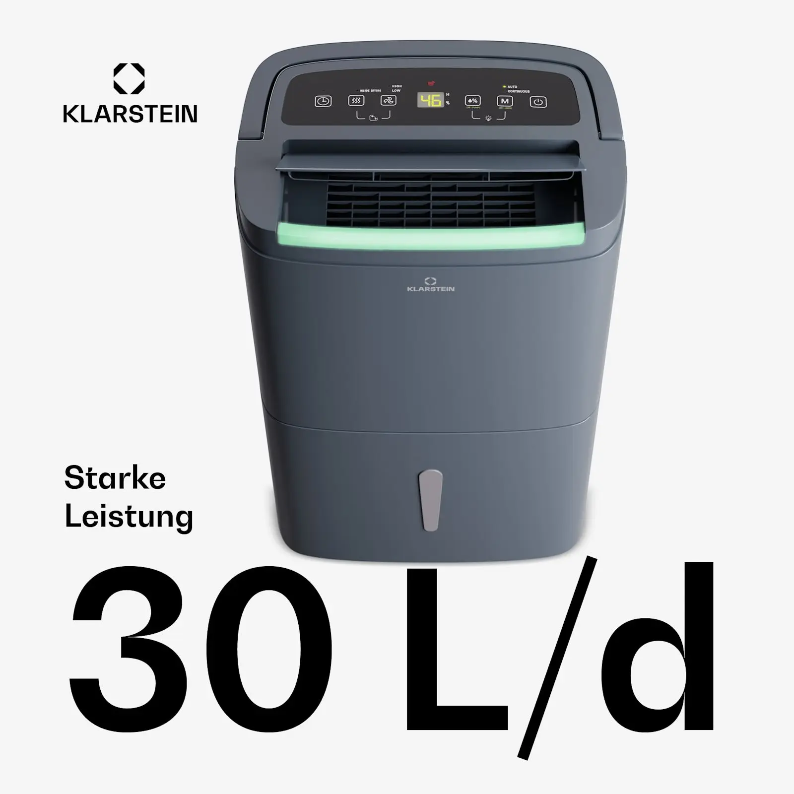 Dehumidifier, 30L, Portable, 25-30, m2 - detail 6