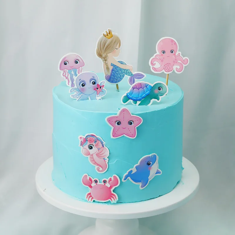 14 Pièces Animaux Océan Décorations de Gâteaux, Océan Étoile de Mer Baleines Coquillages D'algues Cupcake Toppers, Décoration Gâteau Thème Océan pour Thème Océan Fête D'anniversaire Topper 14 Pièces Animaux Océan Décorations de Gâteaux, Océan Étoile de Mer Baleines Coquillages D'algues Cupcake Toppers, Décoration Gâteau Thème Océan pour Thème Océan Fête D'anniversaire Topper